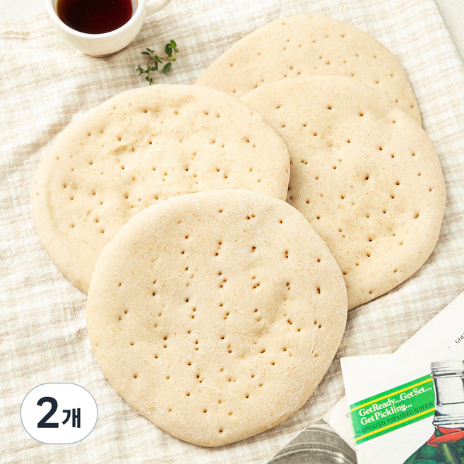 브로드카세 발효종 저당 에브리데이 호밀통밀 플랫 브레드, 352g, 2개, 1개입