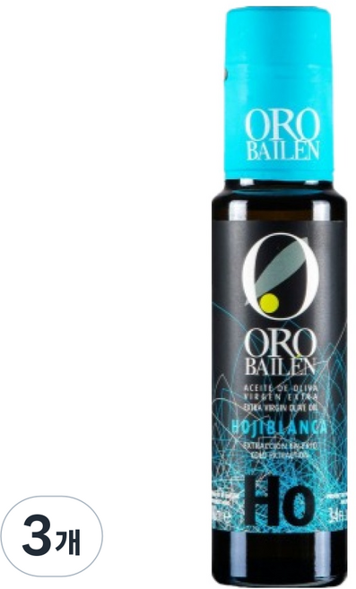 오로바일렌 엑스트라 버진 올리브오일 오히블랑카, 3개, 100ml