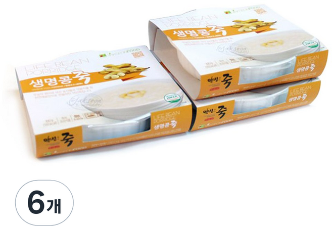 약선푸드 생명콩죽, 300g, 6개