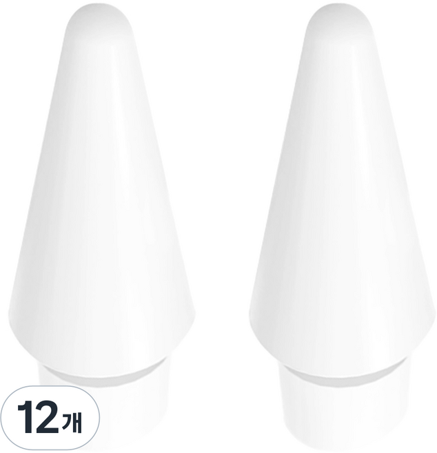 redbean Apple Pencil 筆尖 Tips Pro 第2代 第1代 硬質款 CP-H1PT-WT, 白色, 12個