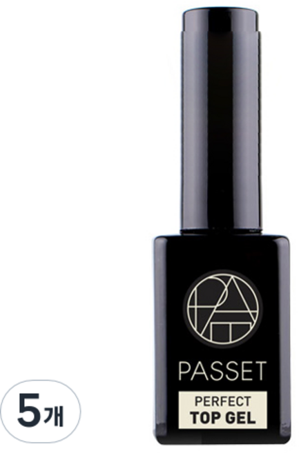 파셋 퍼펙트 네일 탑 젤, 투명색, 5개