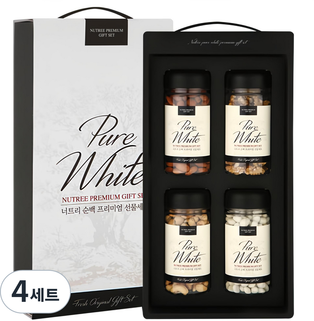 Nutree 堅果禮盒 純白3號 800g, 4套