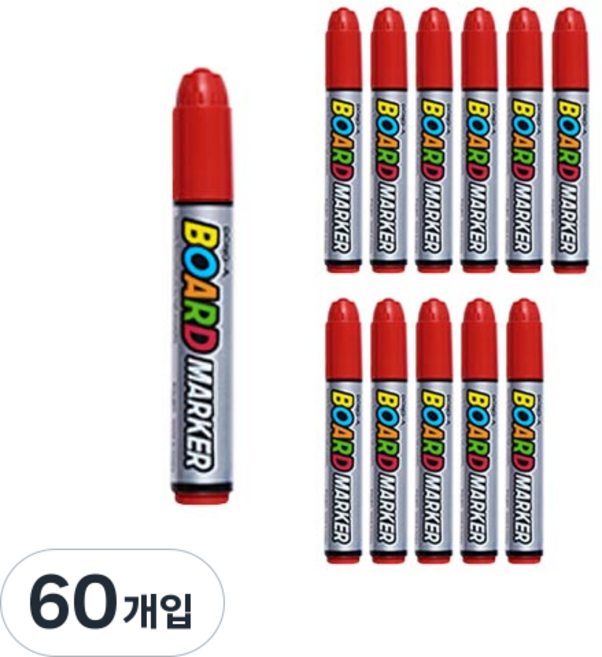 동아 보드마카, 빨강, 60개