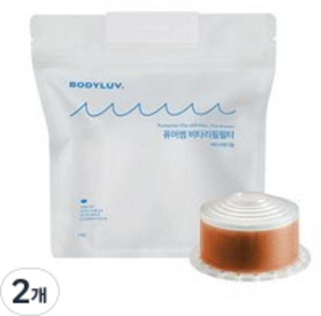 퓨어썸 비타 샤워기 리필필터, 2개, 만다린