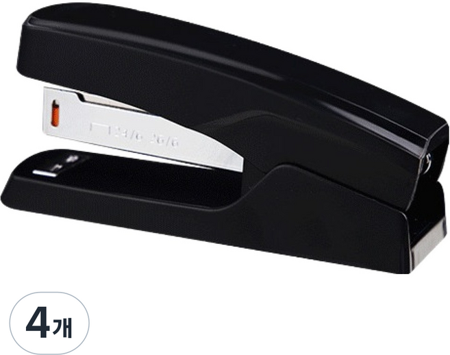 RARA's HOUSE Peak 基本款訂書機, 黑色, 4個
