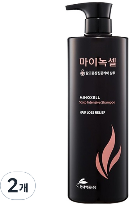 현대약품 마이녹셀 스칼프 인텐시브 샴푸, 960ml, 2개