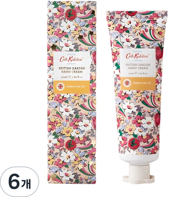 캐스키드슨 브리티쉬 가든 핸드크림, 50ml, 6개 - 쿠팡