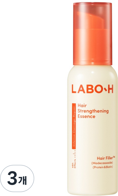 LABO-H 強化修護護髮精華, 3個, 75ml