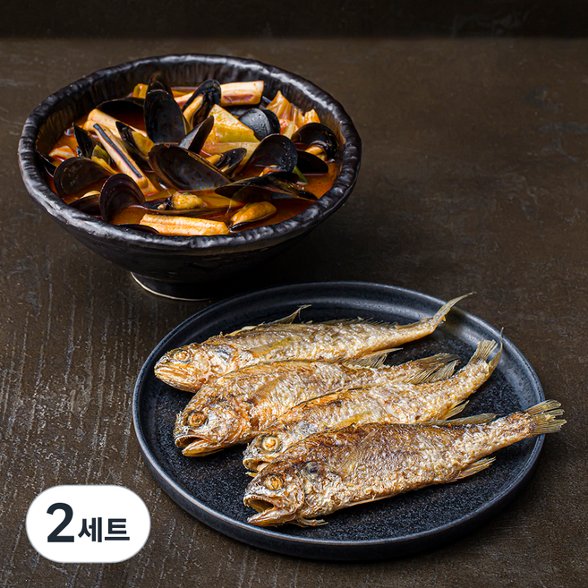 바다자리 제주 참조기구이 + 홍합짬뽕탕(2~3인분), 530g, 2세트