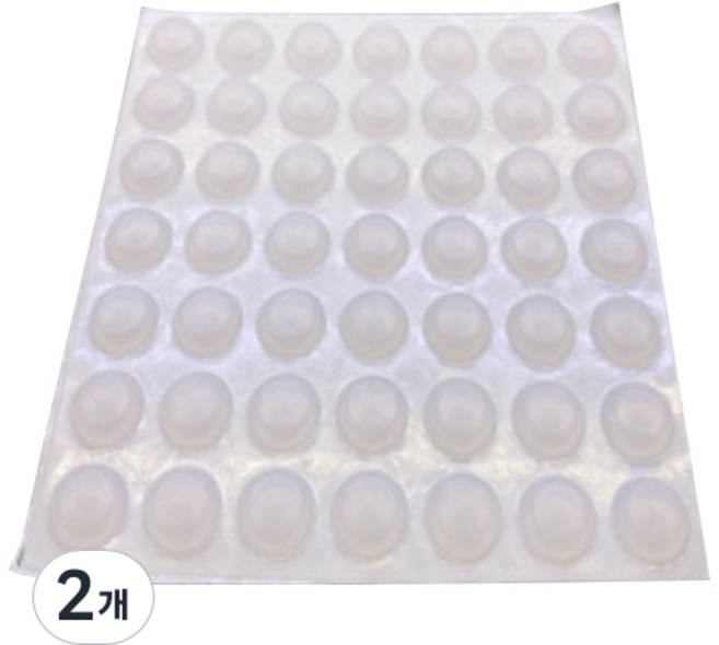 3M 범폰 미끄럼방지 스티커 A0037 49p, 2개, 투명