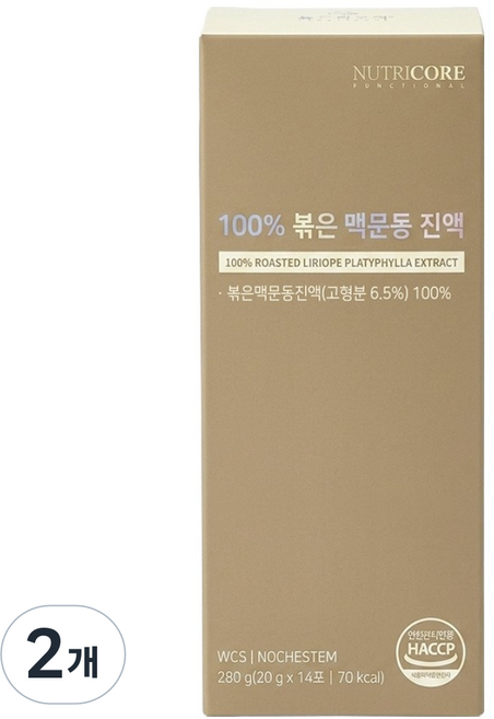 NUTRICORE 100% 炒麥門冬濃縮液 14入, 280g, 2個
