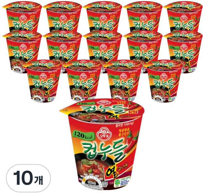 오뚜기컵누들 열라면 35g, 150개