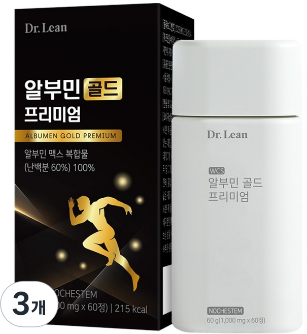 닥터린 알부민 골드 프리미엄 60g, 60정, 3개