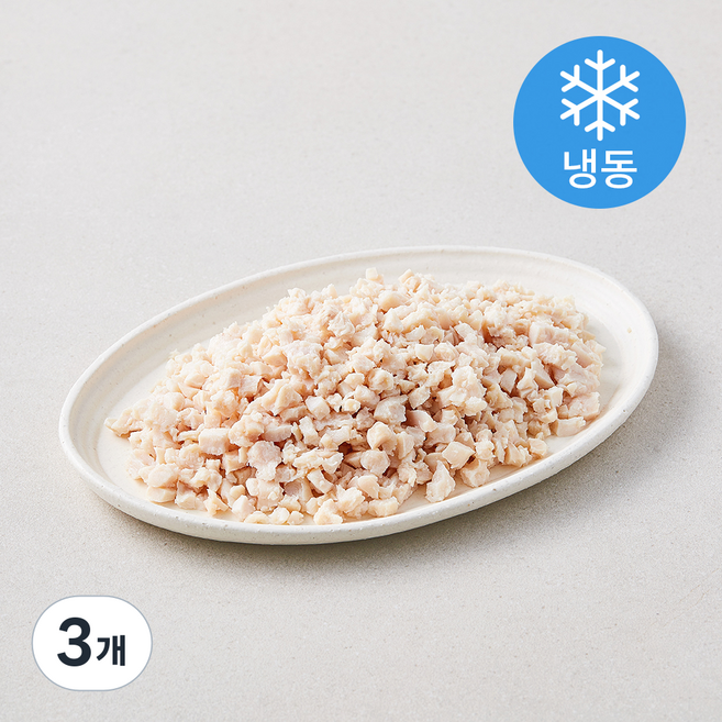 웰쿠스 간편한 닭가슴살 다이스형 (냉동), 500g, 3개, 1개입