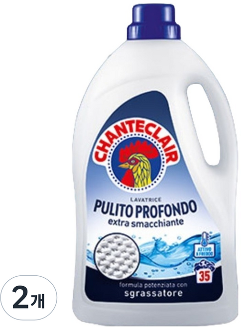 샹떼클레어 세탁세제 딥클린, 2개, 1.575L