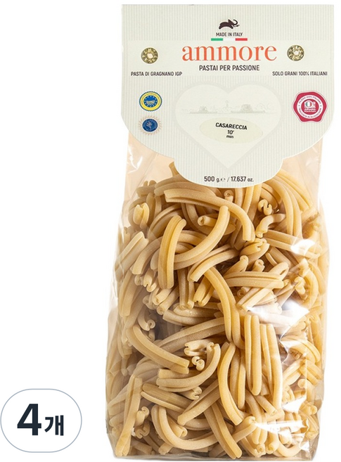 아모레 파스타 카사레치아, 500g, 4개