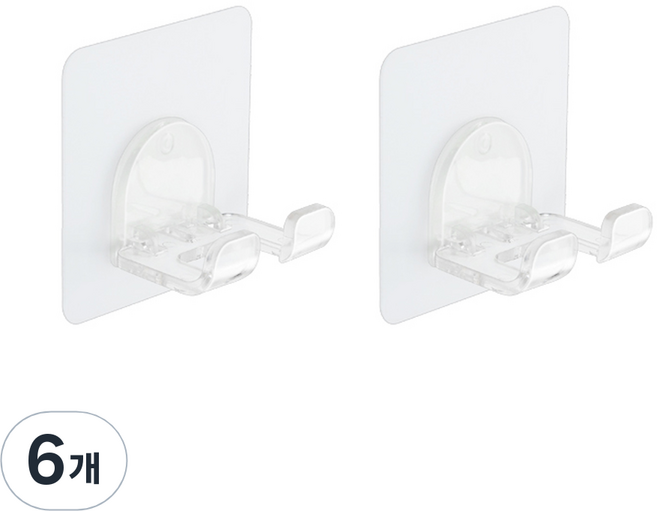 디허브 밀착패드 플러그 홀더, 6개