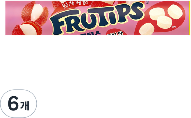 프루팁스 리치맛 젤리, 140g, 6개