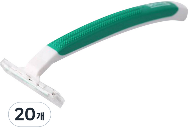 블루마켓 호텔 일회용 면도기 그린, 20개, 1개입