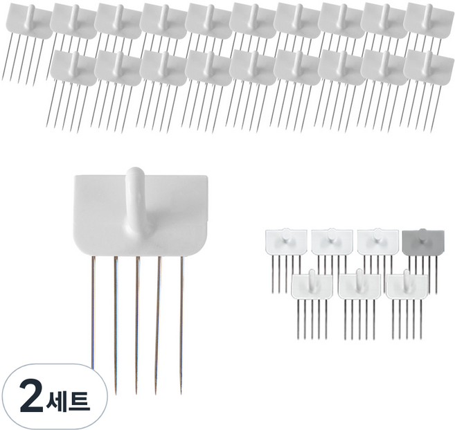 레몬아트 U자형 꼭꼬핀 20p + 랜덤 발송 7p, 혼합 색상, 2세트