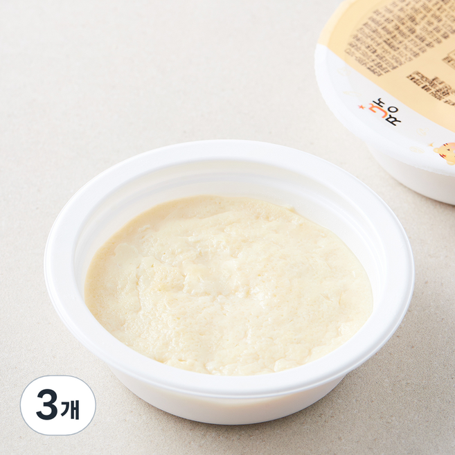 짱죽 반찬 연두부 계란 푸딩, 100g, 3개