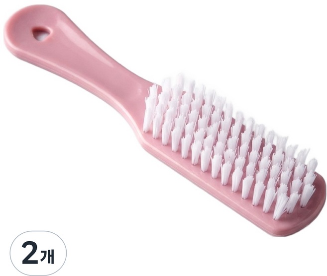 몰투데이 신발케어 운동화 브러쉬 청소솔, 핑크, 2개