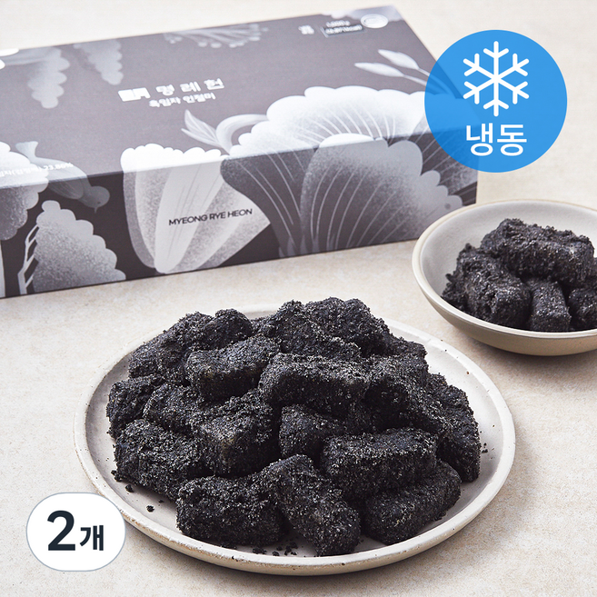 명례헌 흑임자 인절미 (냉동), 1kg, 1개입, 2개