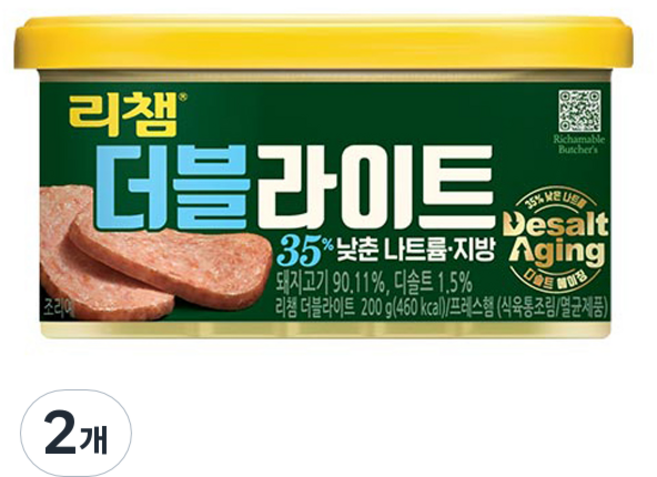 리챔 더블라이트, 200g, 2개