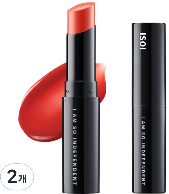 아이소이 립 트리트먼트 밤, 로지코랄, 5g, 2개