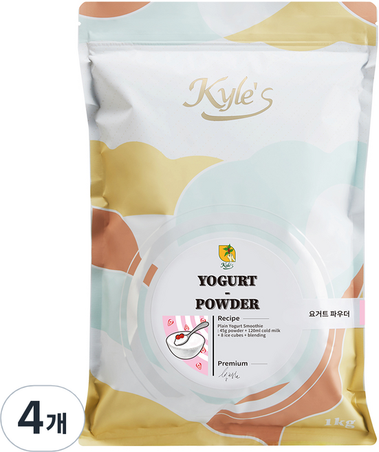 카일스 요거트 파우더, 1kg, 1개입, 4개