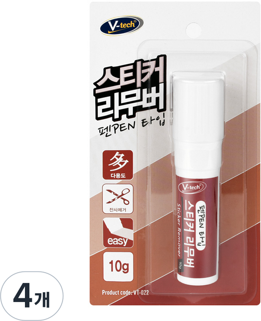 Vtech 스티커 리무버 마카펜, 4개