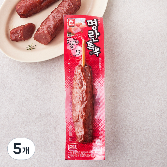 한성기업 명란톡톡 떡갈비, 70g, 5개