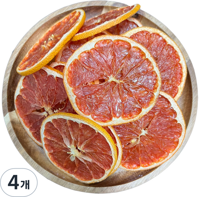 니칩내칩 건조 자몽 원형컷, 40g, 4개