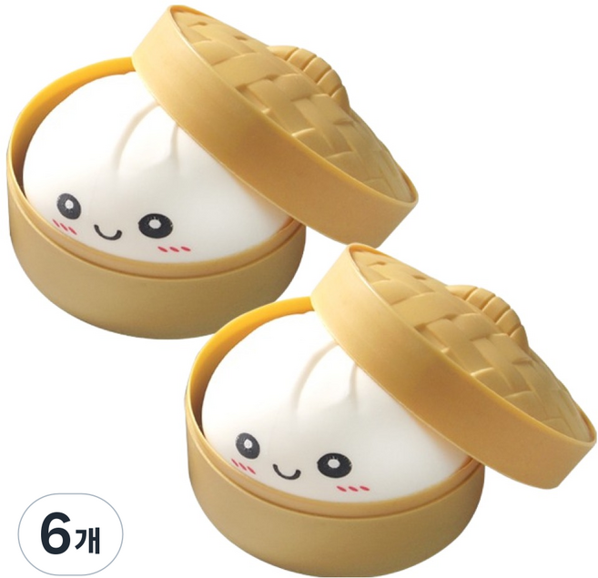 2Youngdesign 大餃子軟Q壓力球 白色, 6個