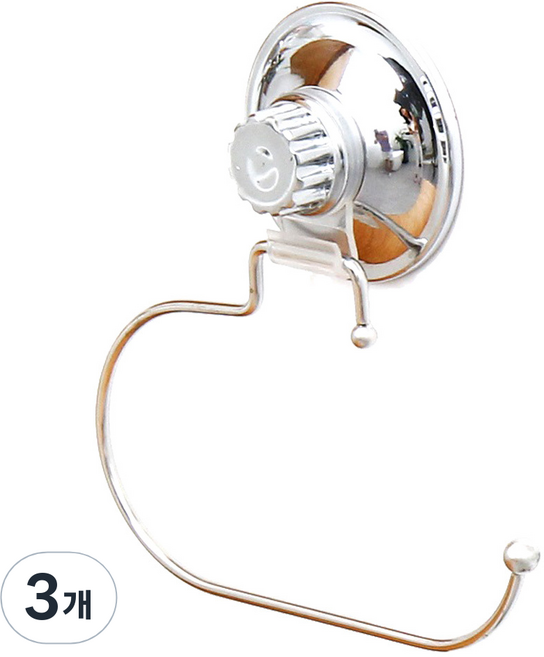 파워락 휴지걸이 볼형, 3개