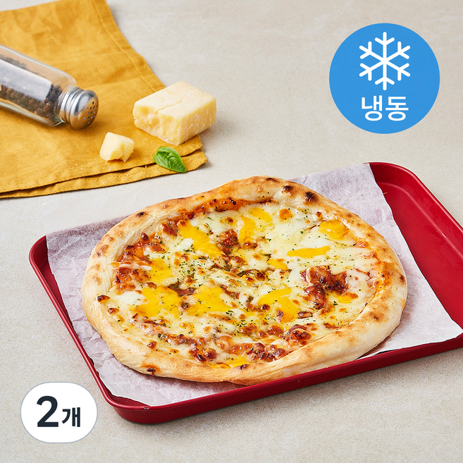 화덕 치즈 피자 S 20cm (냉동), 223g, 2개, 1개입