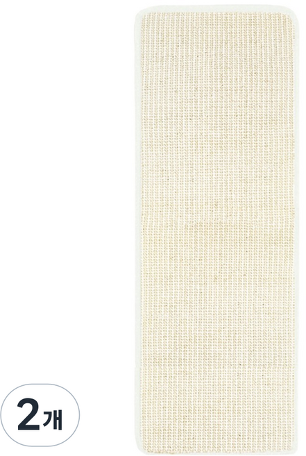 카무라라 코너 스크래쳐 리필패드 사이잘삼, 아이보리, 2개