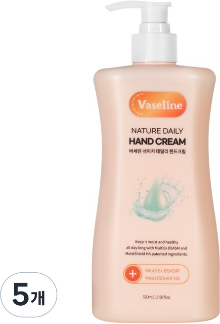 cosmate 凡士林 Nature Daily 護手霜, 5個, 520ml