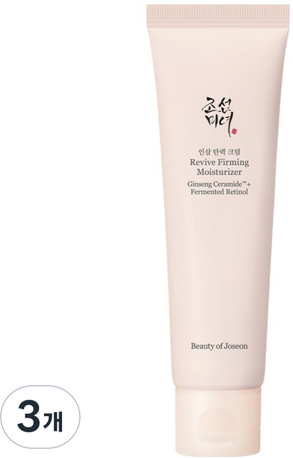 BeautyofJoseon 人參彈力霜, 3個, 60ml