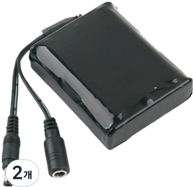 컴스 18650 충전지 팩Y자형 DC12V 2.6Ah 3.7V 2600mA 3ea LC3095, 2개, 1개입