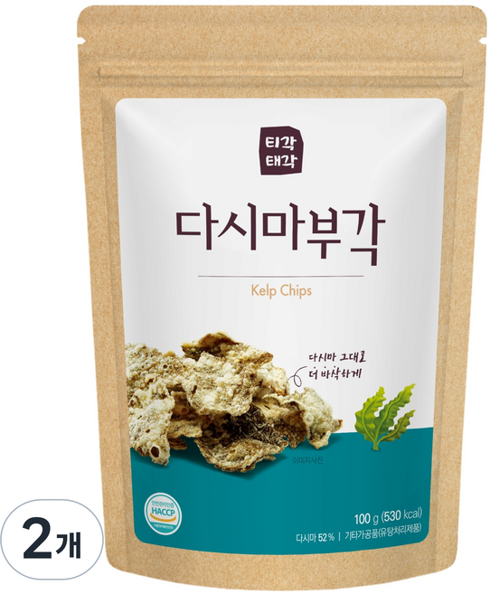 티각태각 다시마 부각, 100g, 2개