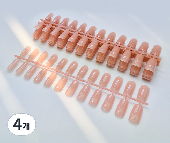 퍼니네일 말랑말랑 누드팁 240p, 4개, KN-T5061
