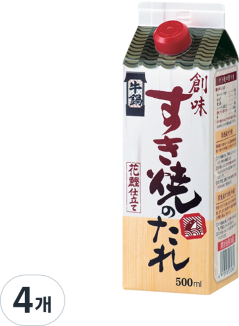 소미 스끼야끼 노다래 소스, 500ml, 4개