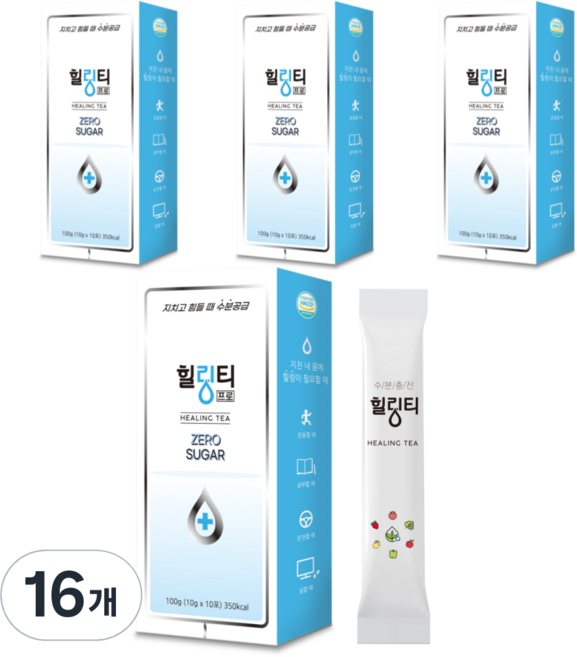 SM BIO 療癒茶 Pro 檸檬水蜜桃口味 冰茶粉, 10g, 10片, 16個