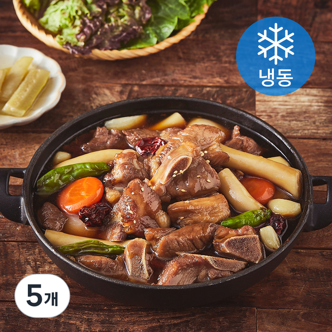 갈비아저씨 한돈 갈비찜 303 (냉동), 600g, 5개