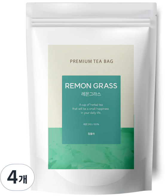유리아 레몬그라스 삼각티백, 1.2g, 30개입, 4개