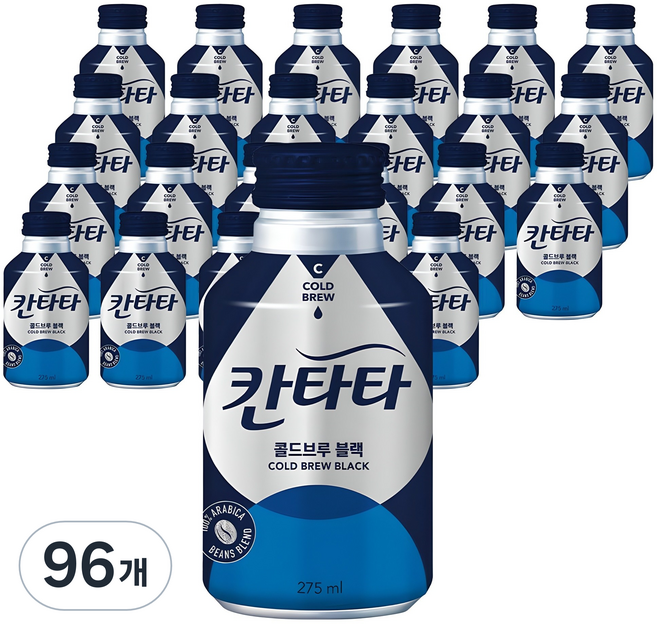 칸타타 콜드브루 블랙, 275ml, 96개
