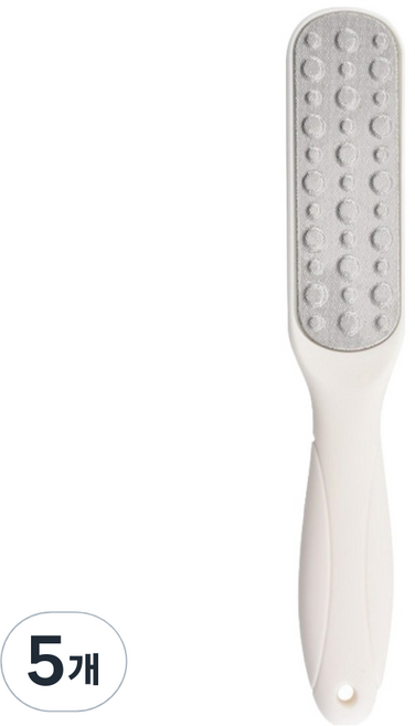 픽셀노바 발 뒷꿈치 각질 제거기 화이트, 1개입, 5개, 55g
