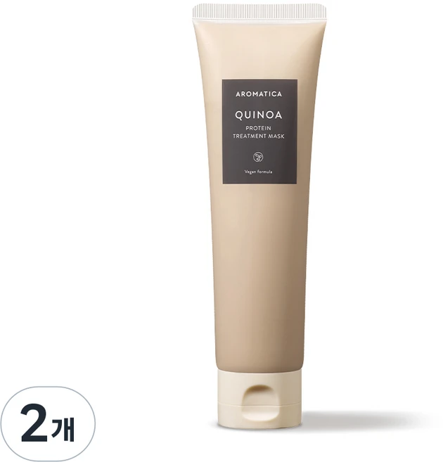 아로마티카 퀴노아 프로틴 트리트먼트 마스크, 160ml, 2개 - 쿠팡