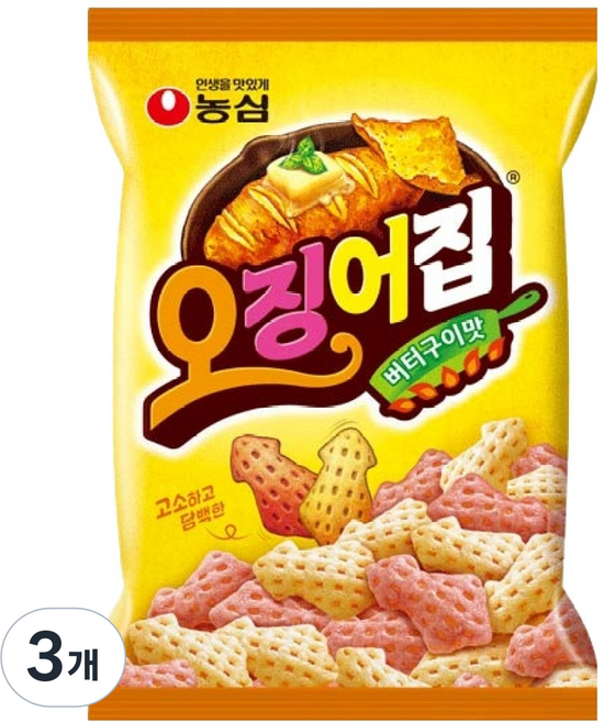 오징어집, 78g, 3개